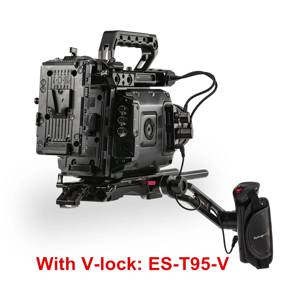 Клетка Tilta ES T95 для камеры BlackMagic URSA Mini Pro быстросъемная Базовая пластина V образный