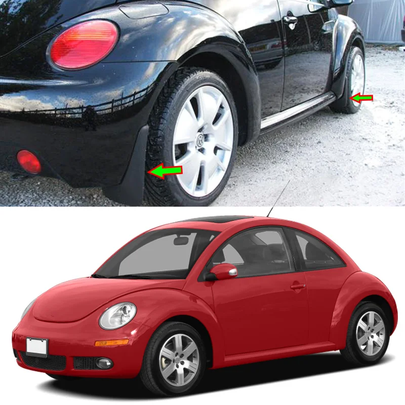 Fur VW New Beetle 2005 2011 Schmutzfanger Splash Guards Vorn Hinten Schlamm Klappe Kotflugel 2006 2007 2008 2009 2010 set Geformt Schlamm Klappen AliExpress