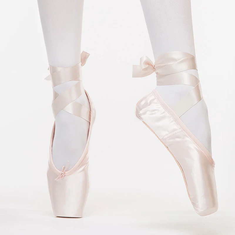 Sansha Pink Ballet Dance Kids Girls Ladies Professional Canvas Toe Pointe Shoes