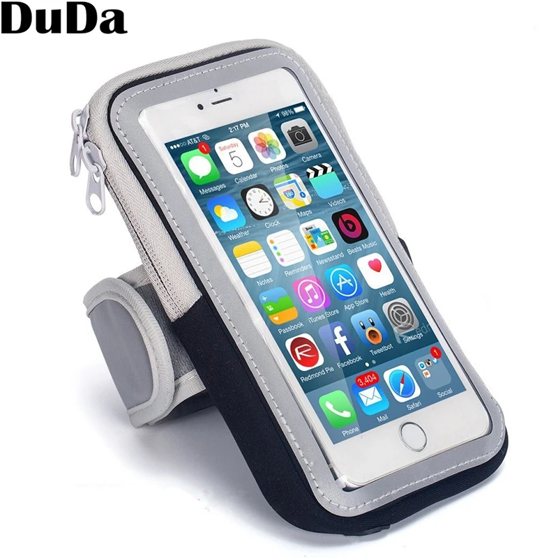 اللمس الصرخة Mobiel ذراع الهاتف حالة حامل ل فون SE X 8 زائد 7 6/6 s زائد شارة الرياضة الذراع سير شريطي غطاء تشغيل حقيبة قاعة رياضة