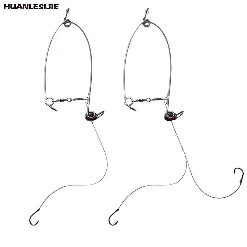 

Lazy Person All The Waters Fish Hook Automatic Fishing Hook Carbon Steel Fishhooks Top Speed God Fishing Tackle