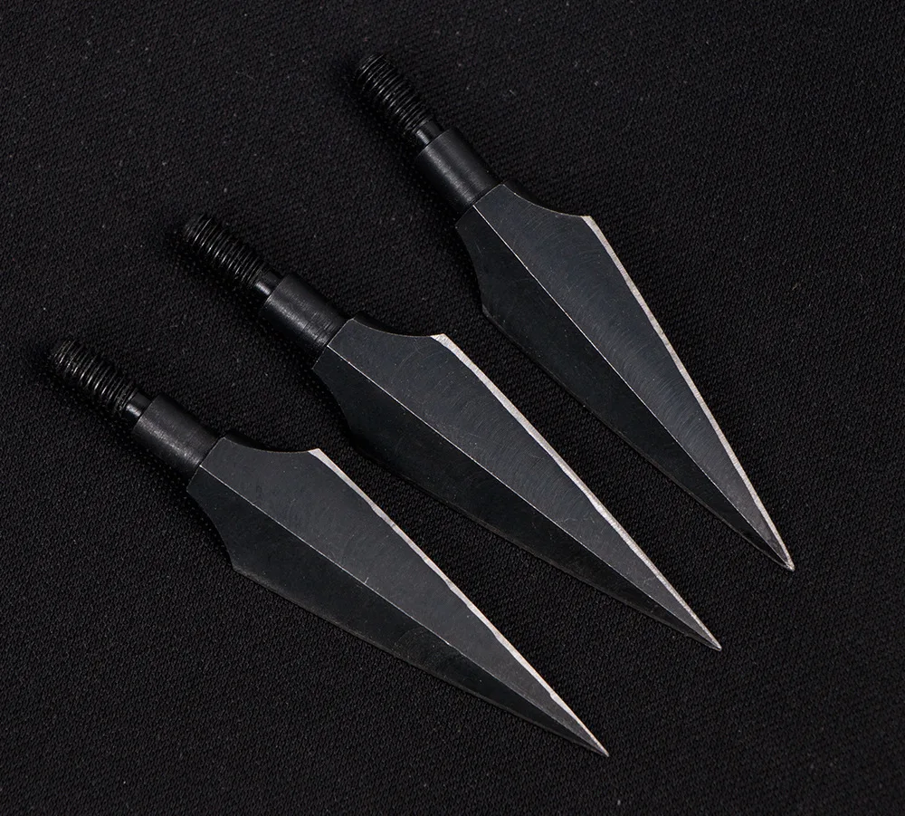 3/6 шт. стрельба из лука Broadheads советы Дротика s охота стрелы Сталь сменный стрелка головка Охотный арбалет с употреблением желтого зубчика-соединения изогнутый лук Дротика