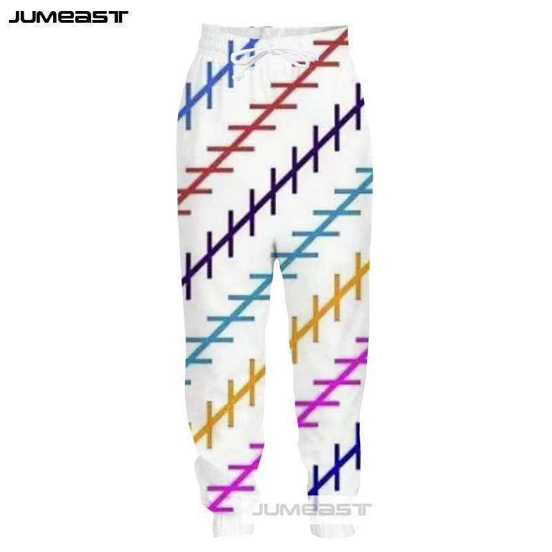 Jumeast бренд цвет ful Vertigo дизайн 3D принт для мужчин/для женщин брюки для девочек цвет книги по искусству свободные размеры новинка длинные