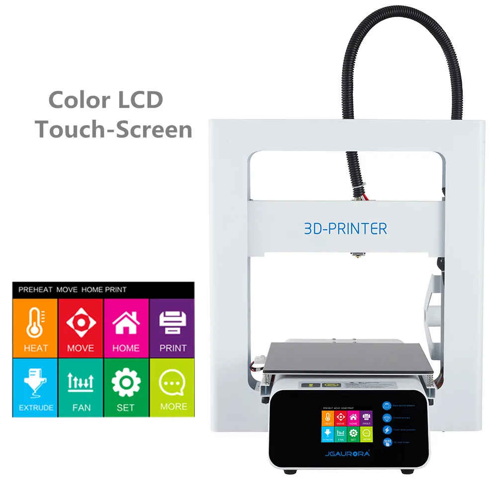 Набор для 3D принтера JGMAKER A3S обновленный с помощью SD карты двойная ось Z