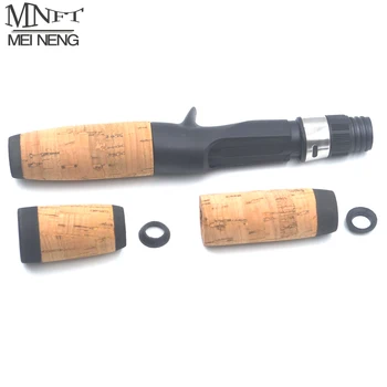 

MNFT 1Set Cork Split Grip Rod Handle Kit Baitcast Fishing Rod Building and Repair Tackle with Plastic Reel Seat Rear Grip