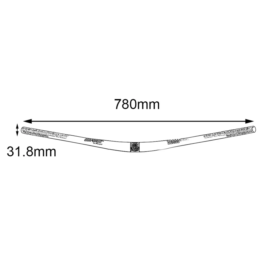 Wake алюминиевый сплав, руль для горного велосипеда, 780*31,8 мм, профессиональный для MTB велосипеда, части для шоссейного велосипеда, Прямая поставка