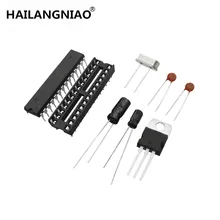 ATMEGA328P-PU без загрузчика+ гнездо DIP и набор кристаллов 16 МГц