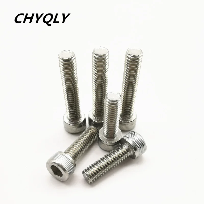 10*M6*40 mm tornillos hexagonales DIN 912 de acero galvanizado