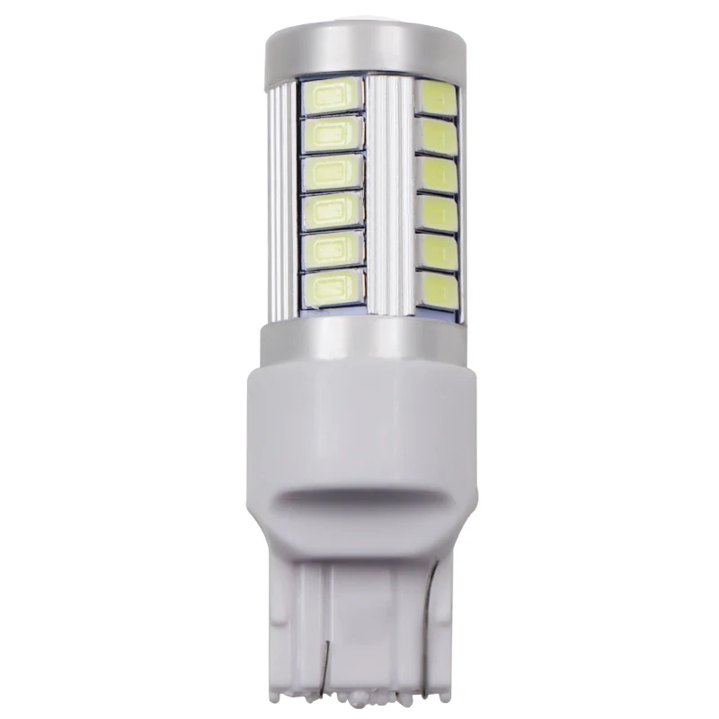 2 шт. T20 7443 W21/5 Вт 33 SMD 5630 5730 светодиодный Автомобильные стоп сигналы 21/5 DRL вождения