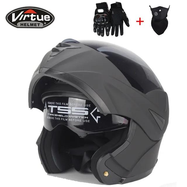 

Hot Modular Unisex Helmets For Motorcycle High Quality Flip Up Helmet Abs Full Face Motorcycle Helmets Dot Free Shipping H