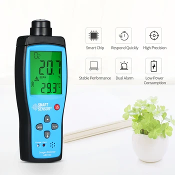 

Handheld Portable Gas analyzer Automotive Mini Oxygen Meter O2 Gas Tester Monitor Detector with LCD Display