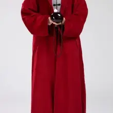 4 цвета, темно-красный/коричневый/серый шерстяной плащ для медитации, костюмы монахов, Униформа, уложенный халат, буддийская одежда для восточных единоборств, зимняя теплая накидка