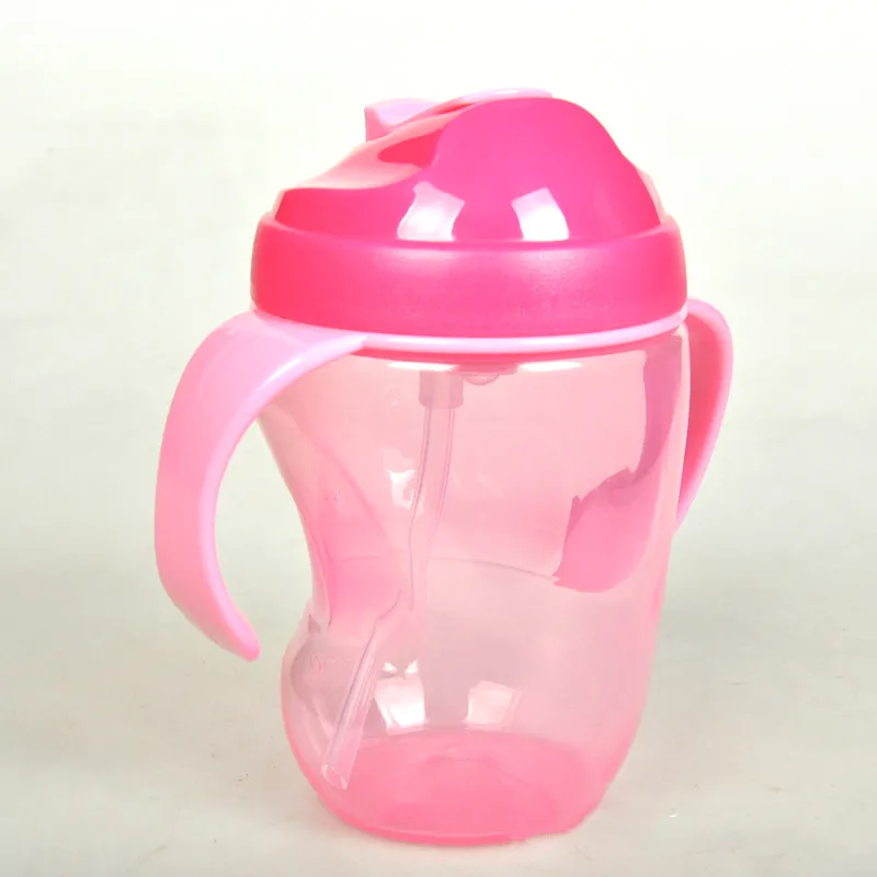 Новое поступление, Детская герметичная чашка для новорожденных, емкость для напитков чайник, чашка из полипропиленового материала, бутылка для детей, 260 мл