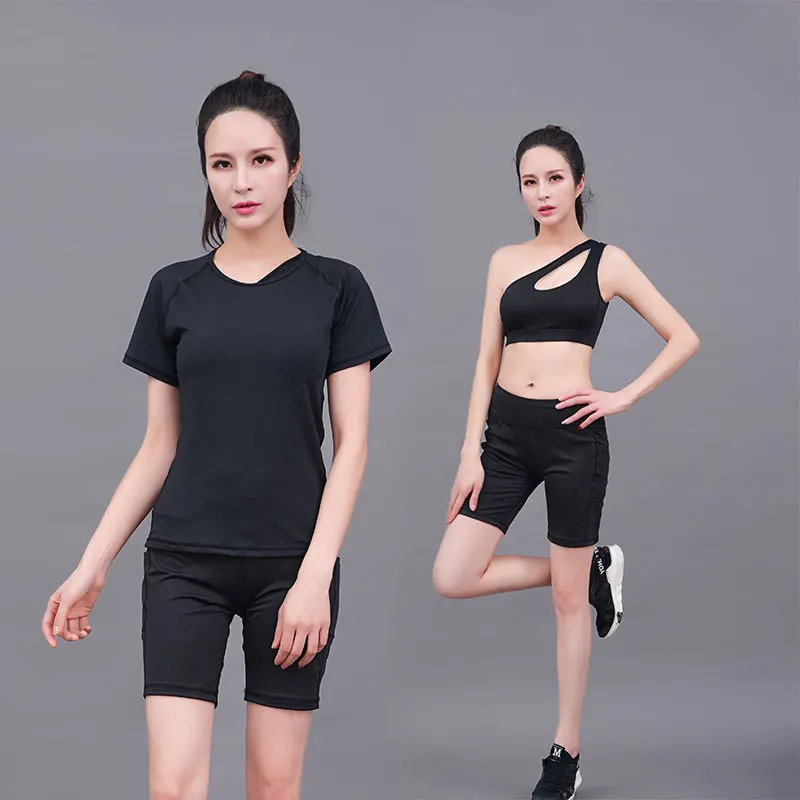 Women's Yoga Sets Shorts Clothing Workout Running Fitness Women Yoga Suit Quick Dry Sportswear
