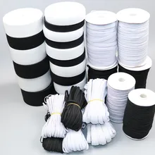 1 metre/grup 2-6cm düz elastik bant dikiş konfeksiyon aksesuarları naylon lastik bant giyim pantolon DIY dokuma dikiş aksesuarları