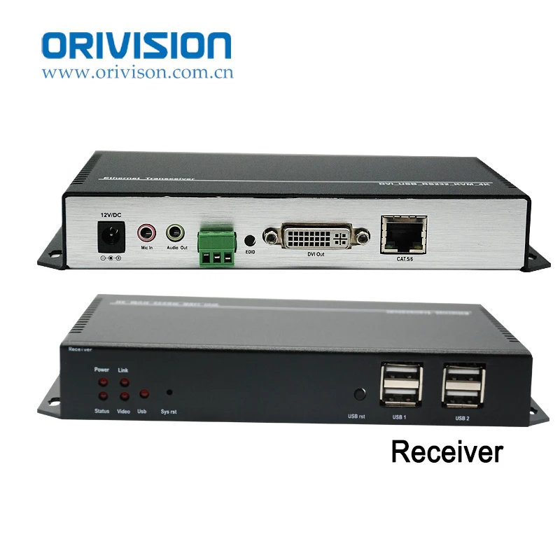 ZY-CKD501 4K* 2K DVI KVM приемопередатчик удлинитель более 120 Cat5/6 кабель с RA232/USB/EDID/Mic/аудио для мониторинга/безопасности