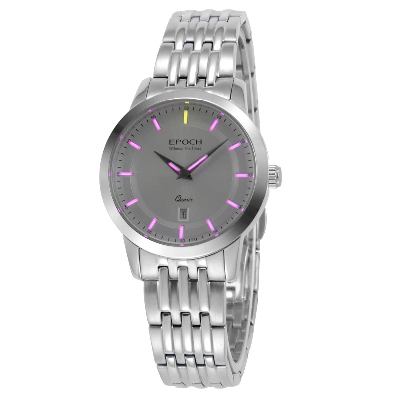

EPOCH 6023L waterproof 50m tritium gas luminous vogue business lady women quartz watch wristwatch