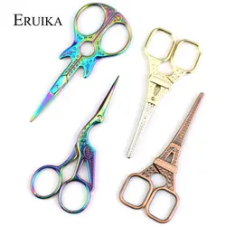 ERUIKA дизайн ногтей кутикулы Нержавеющая сталь Scissor Remover Очиститель макияж Маникюр Педикюр резак удаление омертвевшей кожи инструменты для