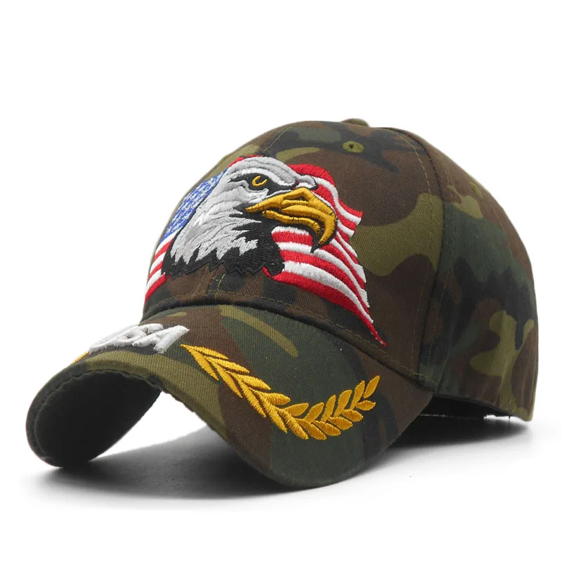 Новое поступление, шапка с оленями, камуфляжная кепка, бейсбольная кепка, камуфляжная кепка, кепка для мужчин, Охотничья Кепка - Цвет: Eagle
