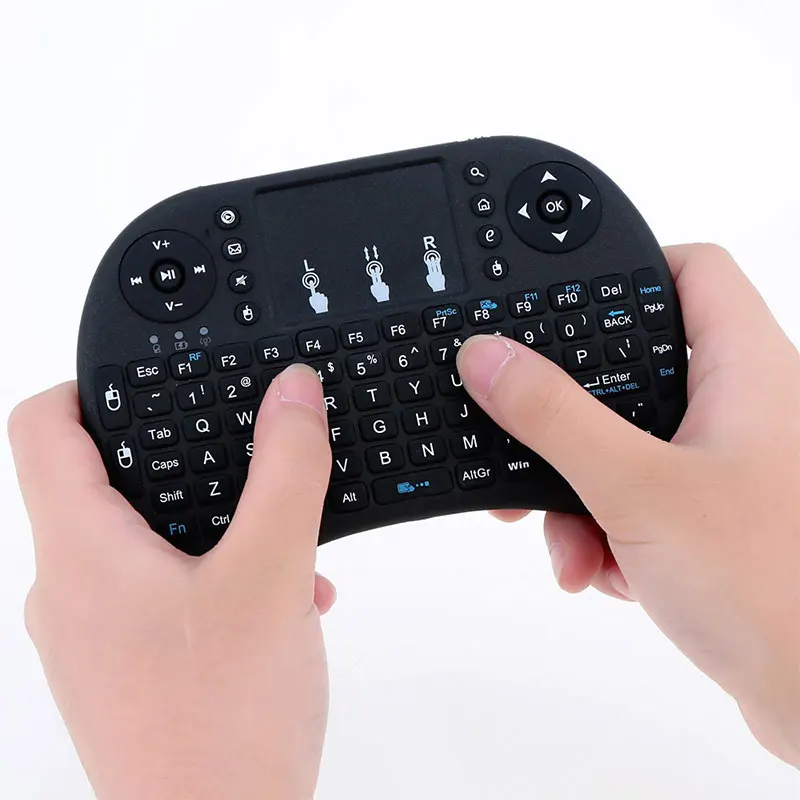 Беспроводная клавиатура i8 русская версия 2 4 ГГц Air Mouse ручная для Android TV BOX