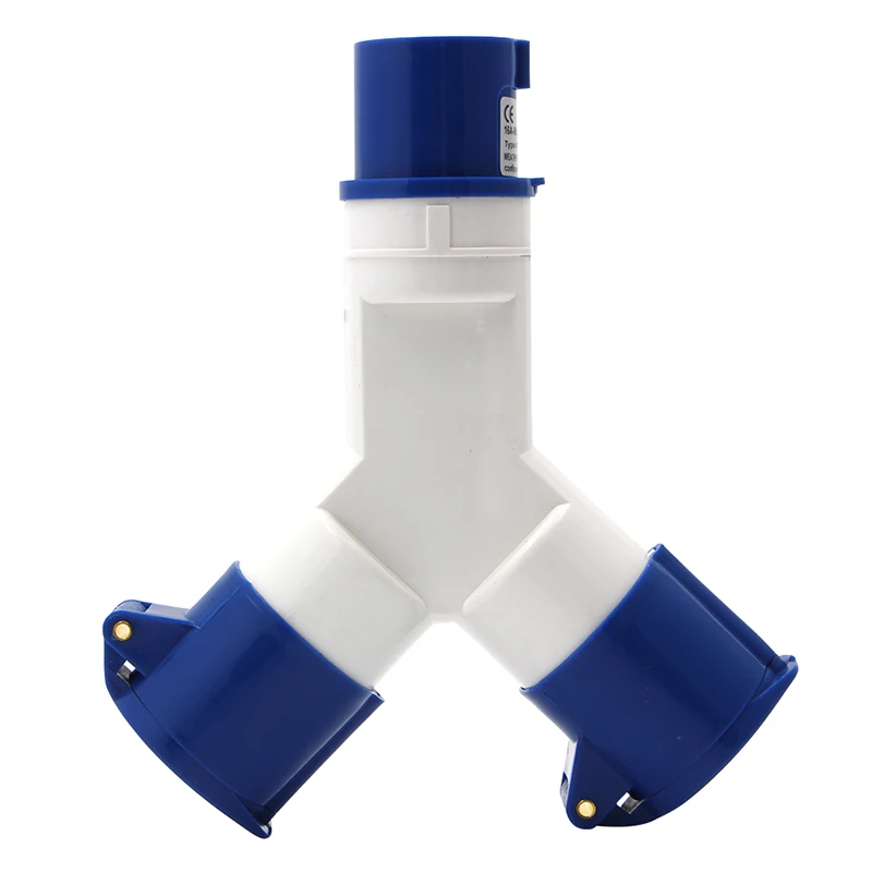 

16 AMP 16A 3-Way Connector Splitter Plug Socket 3 Pin Waterproof Electrical Connector New Arrival