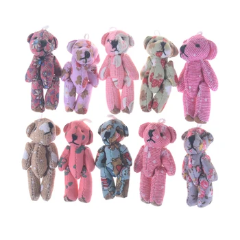 

5pcs Mini Joint Bear Teddy Bears Plush Toys Wedding Gifts Kids Cartoon Toys Christmas Gifts Couple Gifts New Arrivel