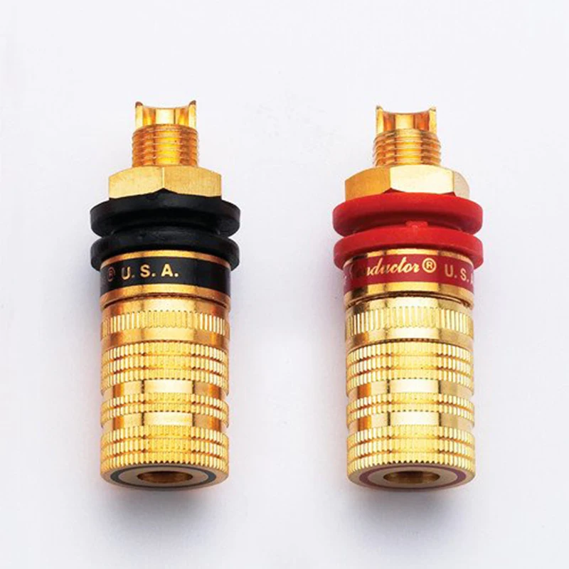 

CMC-838-S Binding post pure copper gold plated audio speaker terminal