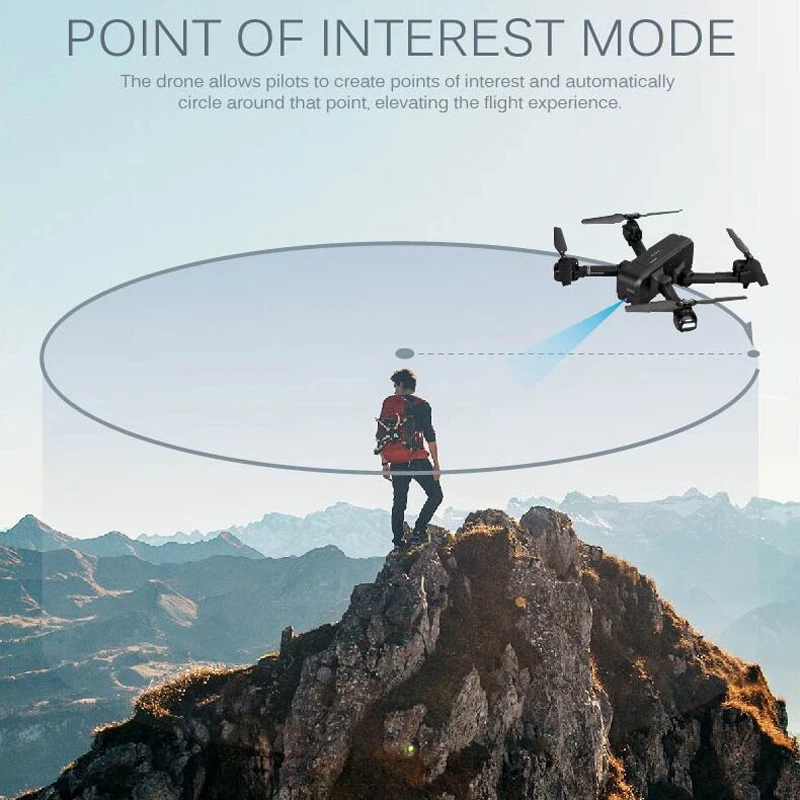 SJRC Z5 Profissional Foldable Drone with Camera 1080P HD GPS 5G Wifi FPV Optical Flow RC Quadrocopt