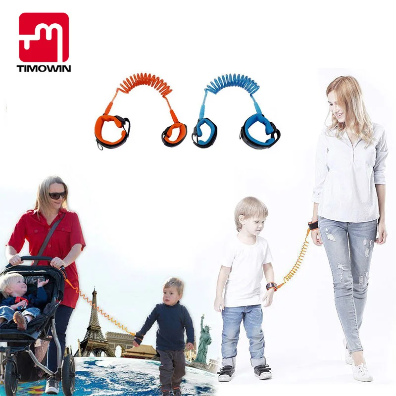 

Timowin Anti Lost Wrist Link Toddler Leash Safety Harness For Baby Strap Rope Outdoor Walking Hand Belt Band Anti-Lost Wristband