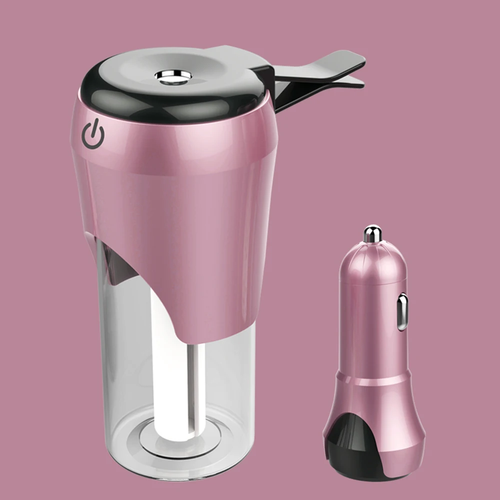 

Aroma Mist Purifier Dual Usb Charger Car Ionizer Auto Mini Fashionable Car Air Humidifier Diffuser Essential Oil Ultrasonic