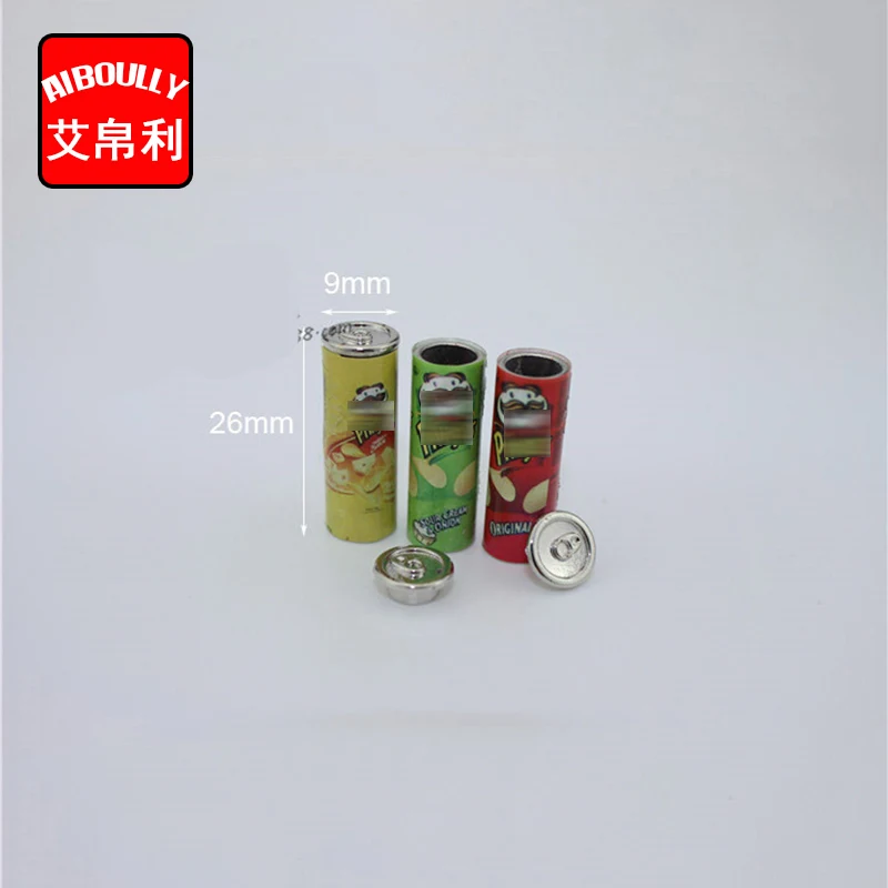 

30PCS 1/12 Scale Mini Simulation Potato Chips Can Dollhouse Miniature Doll Food Accessories Toy