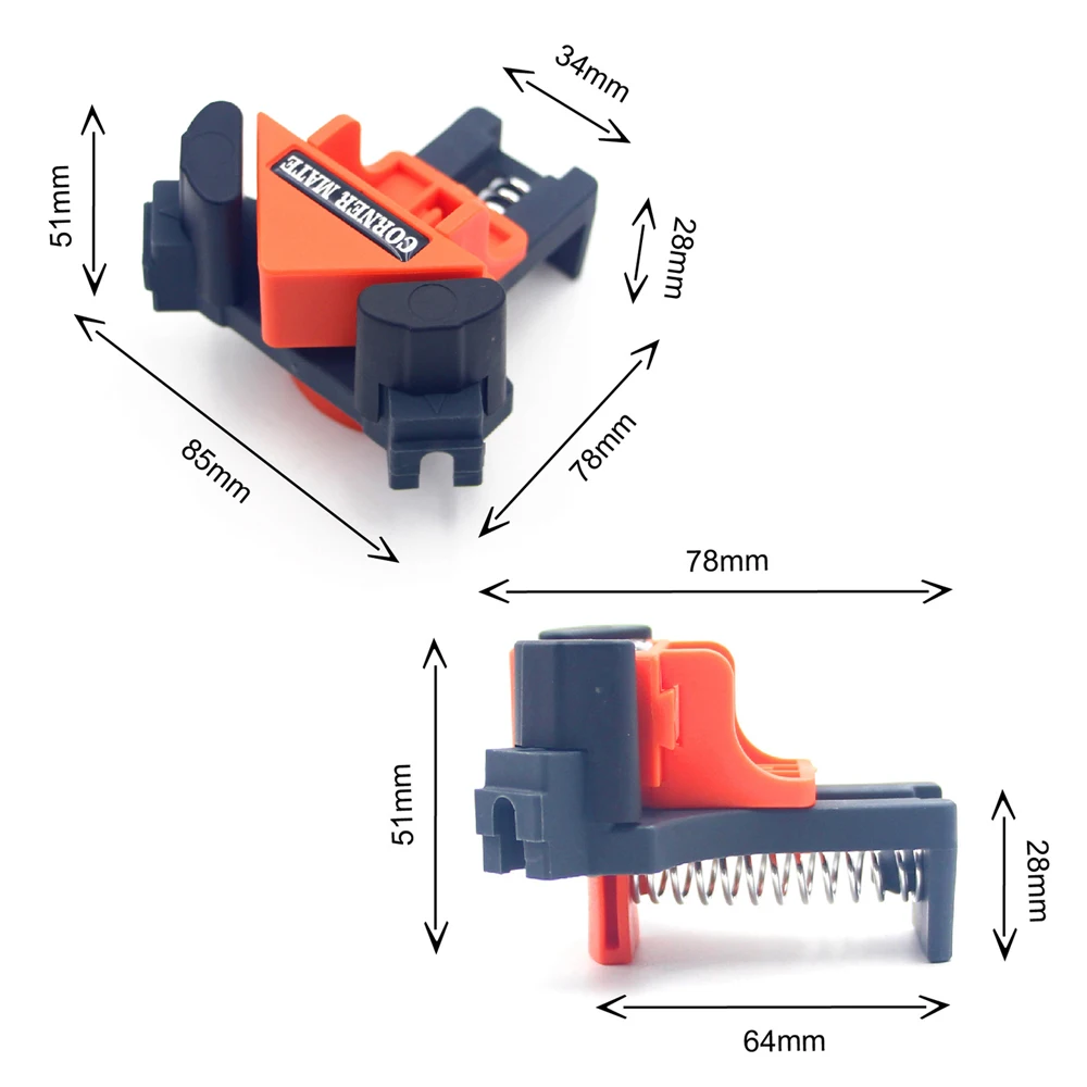 90 градусов под прямым углом зажим быстрая фиксация рамка для фотографий Угловые Зажимы Ручной инструмент для работы по дереву Фоторамка Армирование
