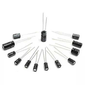 

130Pcs 0.1uf-470uf Electrolytic Capacitor Assortment Kit/xj