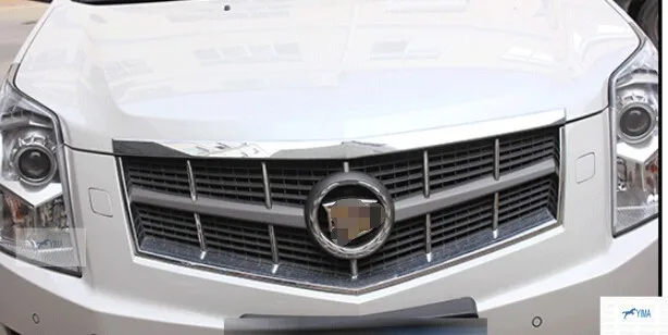 Yimaautotrims авто аксессуары Передняя решетка гриль крышка комплект отделка ободок 2 шт. для Cadillac SRX 2010