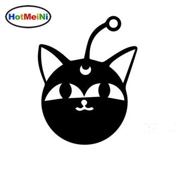 

HotMeiNi Car Sticker Jdm Car Styling Sailor Moon Luna Cute Cat Face Window Bumper Vinyl Decal Tailgate Outer Space 15*12 cm
