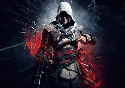 Color Paintings Posters Creed Game Connor 15 War Wall Art Framework Home Decor 1 Pieces Print Decorative Picture Room | Дом и сад