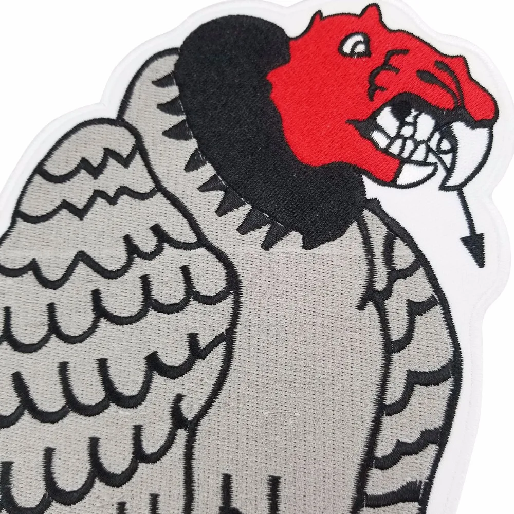 CHICAGO ANGELS PATCH Free shipping PVC woven motorcycle Back patch Embroidery Iron-on clothing application garment accessories (3)