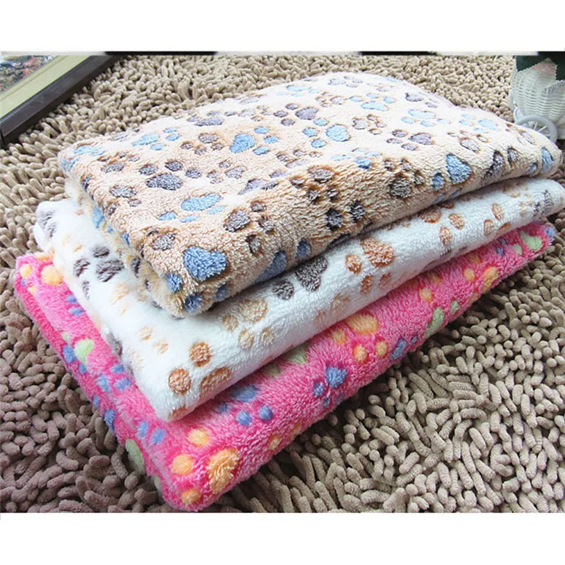 Soft Fleece Pet Blanket Dog Cat Bed Mat Sleeping Mattress Small Medium Dogs Cats Air Condition Cushion Cover Towel Pet 40JA9 (2)