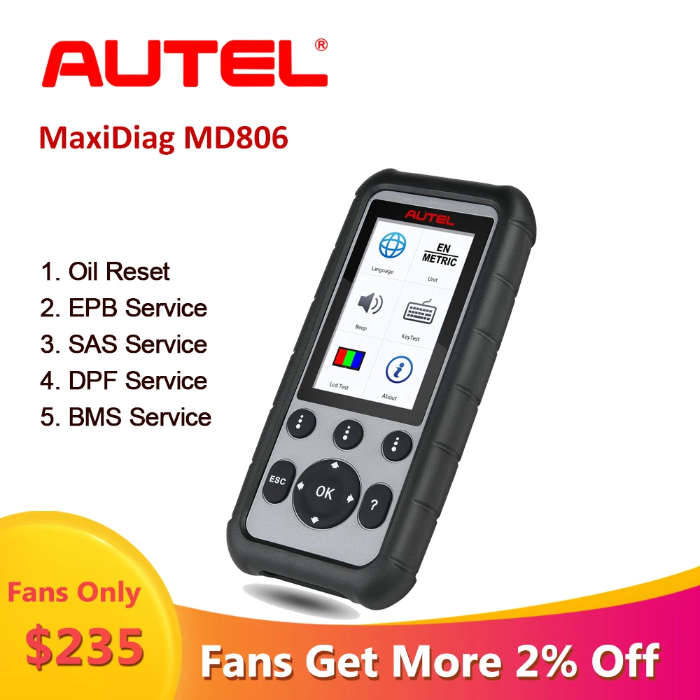 

Autel MaxiDiag MD806 obd2 Auto Scanner Car Diagnostic Tool scania OBD 2 Professional Automotive Scanner Automotivo em Portugues