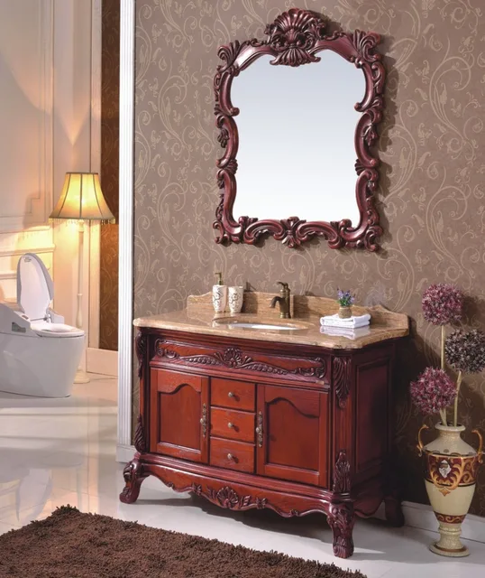 Nuevo Diseño Estilo Clásico Mueble de Baño De Madera 0281 B 8603 en