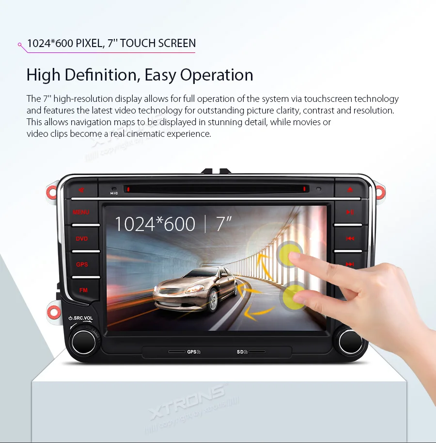 Flash Deal 7" Android 8.1 Oreo OS Car DVD Multimedia GPS Radio for Volkswagen Jetta 2005-2015 & Vento 2009-2015 & T5 Caravelle 2010-2015 9