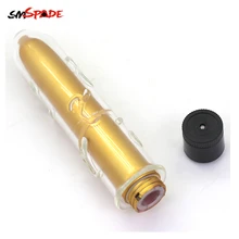 18CM New Arrivel Golden vibrating Glass dildo with bead stripe, Glass fake big penis for female novelty sex toys Sex vibrator