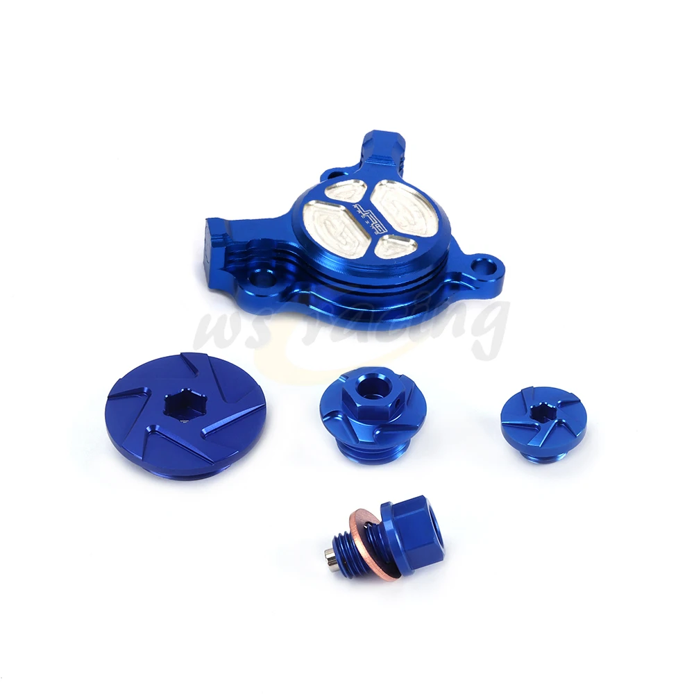 YZ 250 Bolt Kit Magnetic Oil Drain Plug Bolts For YZ250F YZ250FX YZ450F WR250F WR450F DRZ400S/E/SM RMZ250 Blue, Engine - Canada YZ 250 Bottom End