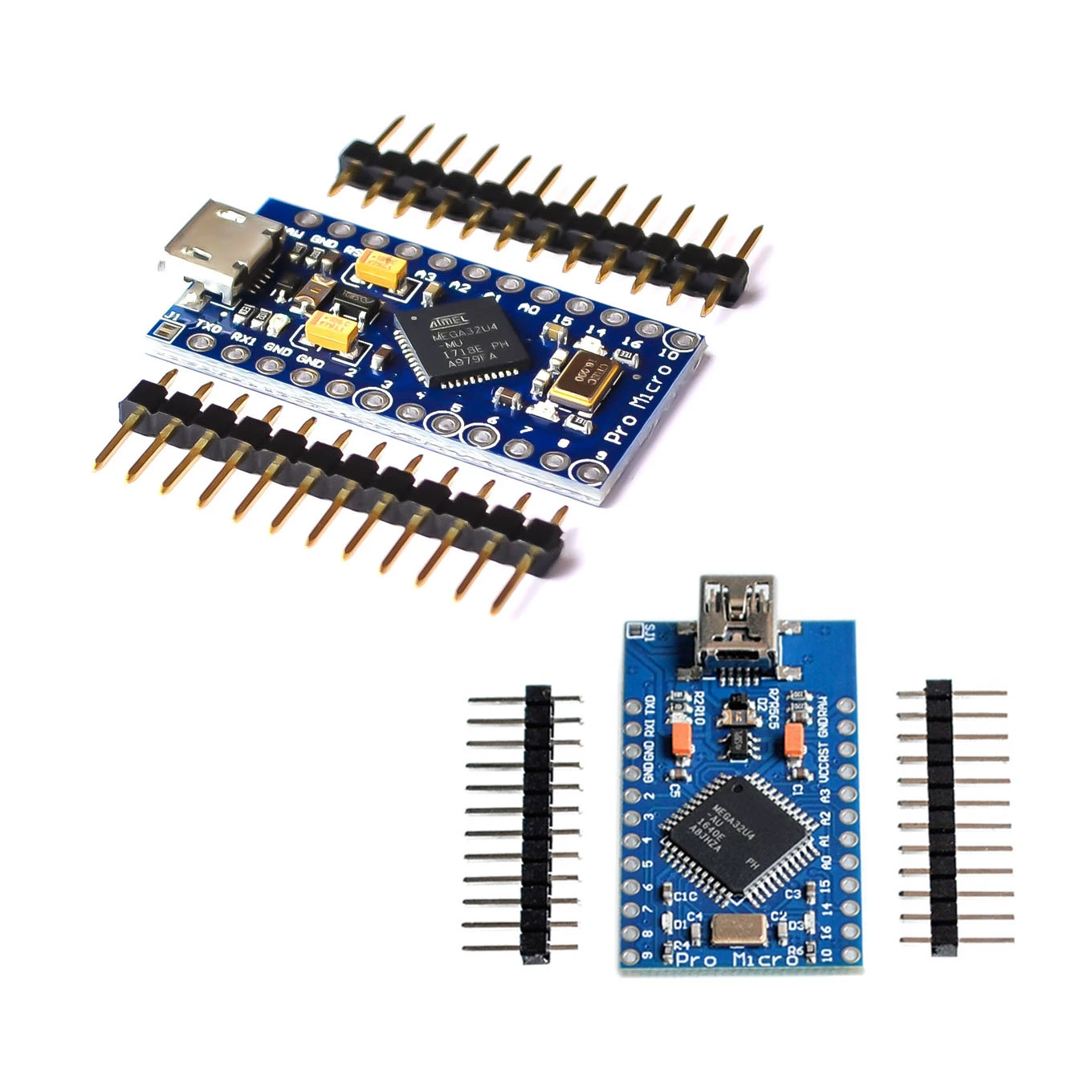 New Pro Micro for arduino ATmega32U4 5V/16MHz Module with 2 row pin ...