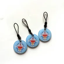 1 шт. T5577 125 кГц RFID перезаписываемый брелок для ключей llaveros llavero Porta Chave карта Наклейка брелок маркер кольцо