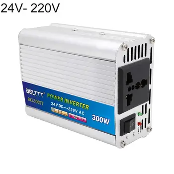 

Car 300W Power Inverter 12V/24V To AC 220 Volt USB Modified Sine Wave Digital Car Charge Converter Transformer