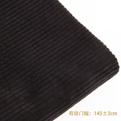 Простые хлопковые вельветовые брюки из хлопчатобумажной ткани с эластичным тканым низом - Цвет: 145cm
