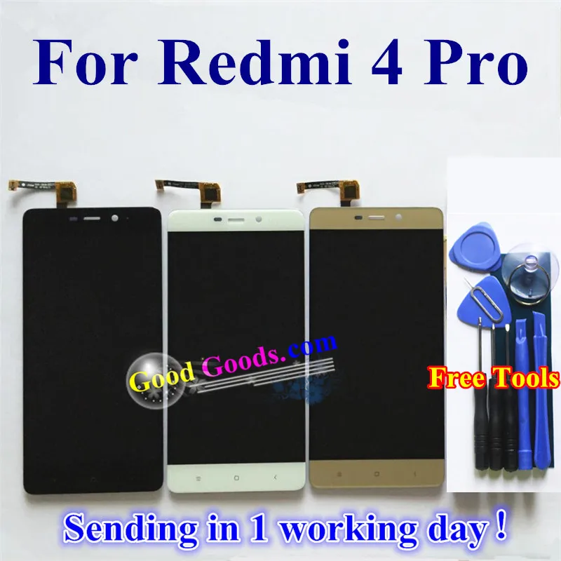 imágenes para Alta Calidad LCD de Repuesto Pantalla + Pantalla Táctil Digitalizador Asamblea de Cristal Para Xiaomi Redmi 4 Pro Smart Phone imágenes para Alta Calidad LCD de Repuesto Pantalla + Pantalla Táctil Digitalizador Asamblea de Cristal Para Xiaomi Redmi 4 Pro Smart Phone