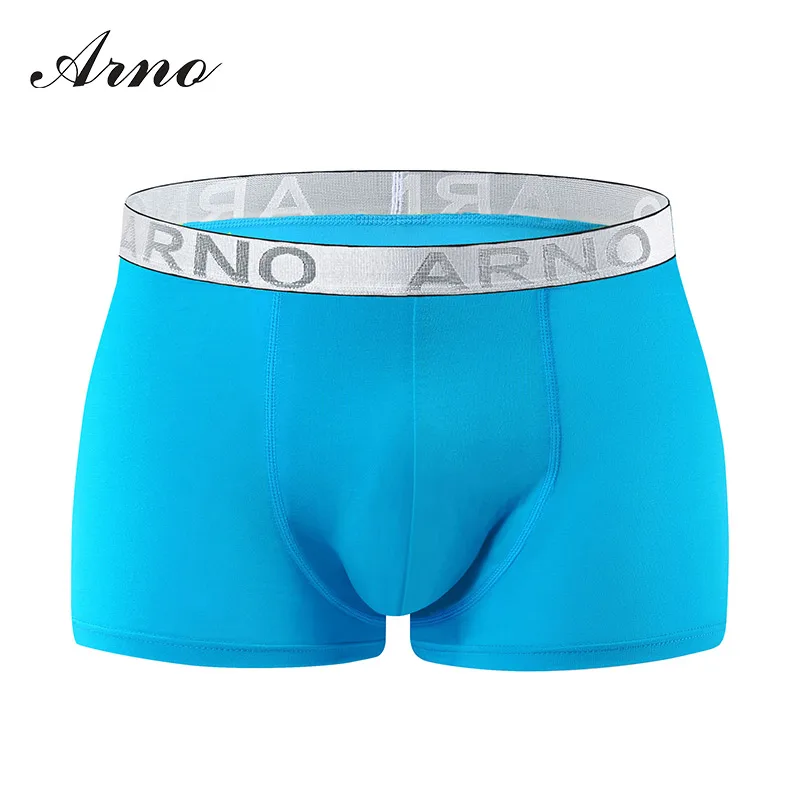 Мужское нижнее белье ARNO новинка однотонные мужские боксеры из вискозы шорты