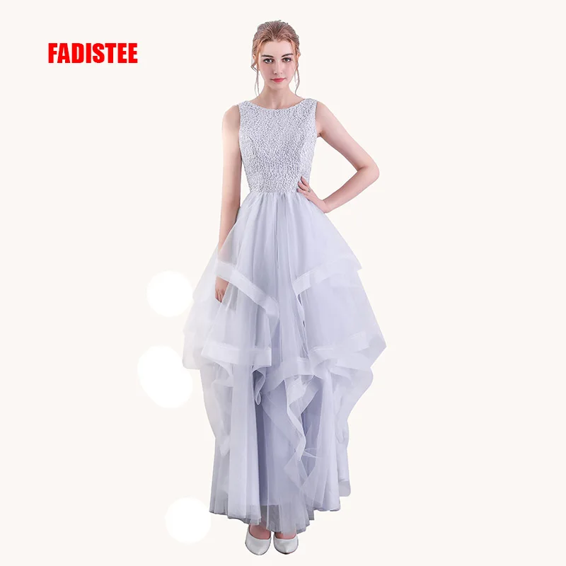 

FADISTEE New arrival elegant evening dresses lace long plus size pregnant tiered long style dress prom party Aline free shipping